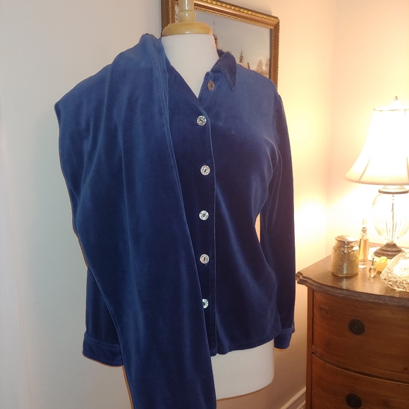 Tog shop women's velour look pant set - Picture 1 of 8